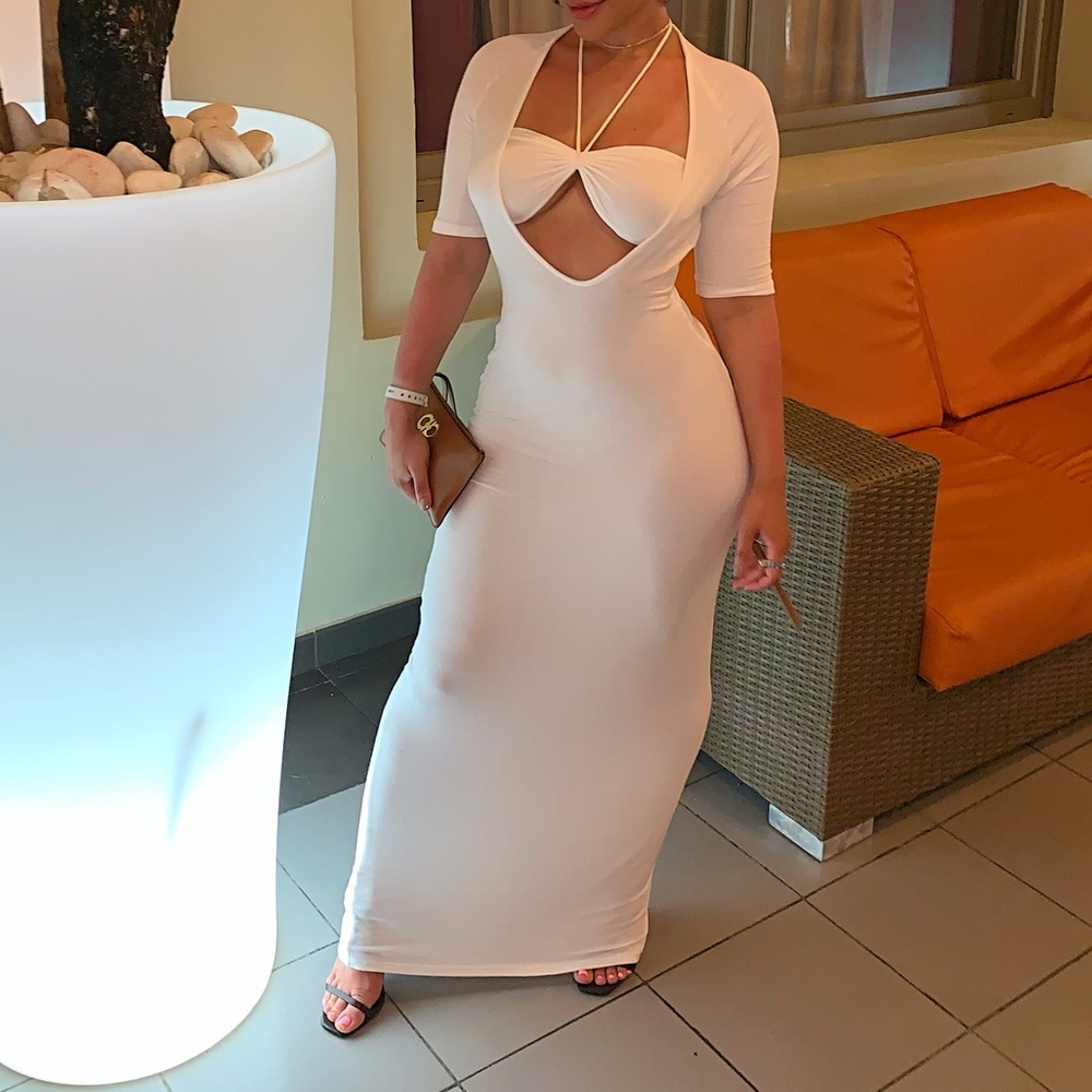 Two piece maxi dress